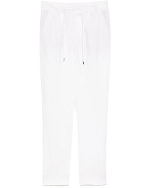 N.Peal Cashmere Atrani Linen Pants - White