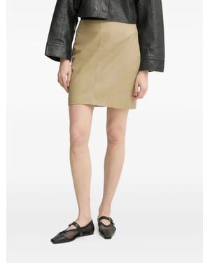 Day Birger et Mikkelsen Zipped Mini Skirt - Natural