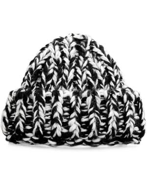 Ami Paris Wool Knit Beanie - Black