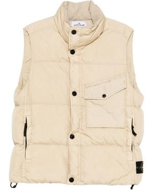 Stone Island Compass-Badge Gilet - Natural