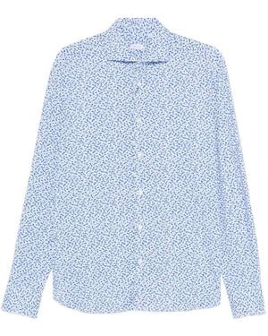 Orian Patterned Shirt - Blue