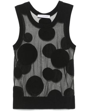Viktor & Rolf Polka-Dot Tank Top - Black
