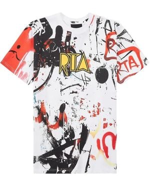 RTA Liam Graffiti T-Shirt - White