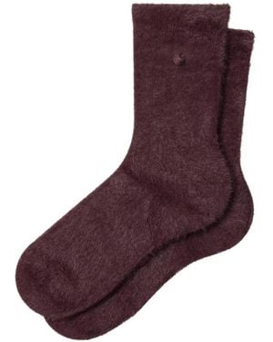 Carhartt Maine Logo-Embroidered Socks - Purple