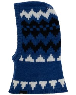 Canada Goose Fair Isle-Knit Balaclava - Blue