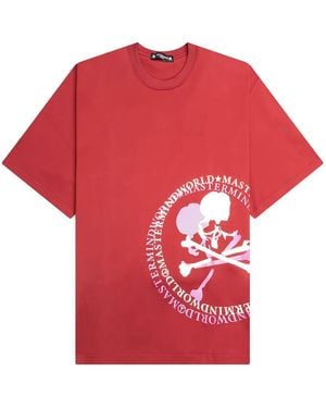 MASTERMIND WORLD Skull-Print T-Shirt - Red