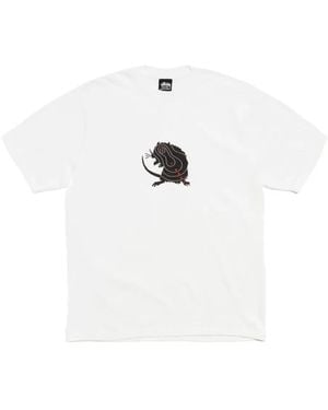 Stussy Long Range Printed T-Shirt - White