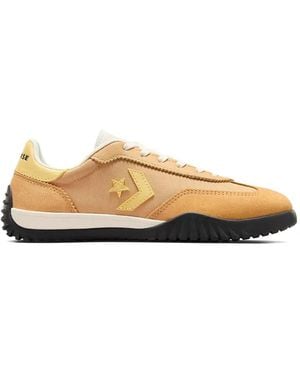 Converse Run Star Retro Logo-Patch Trainers - Brown