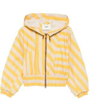 Fendi Gestreept Jack - Metallic