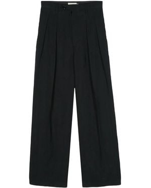Barena Tom Lieve Pleat-Detail Pants - Black