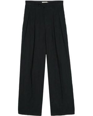 Barena Tom Lieve Pleat-Detail Pants - Black