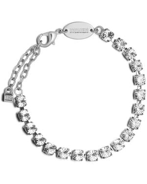 DSquared² Logo-Engraved Metal Bracelet - Metallic