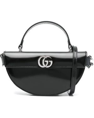 Gucci Mini Half-Moon Tote Bag - Black