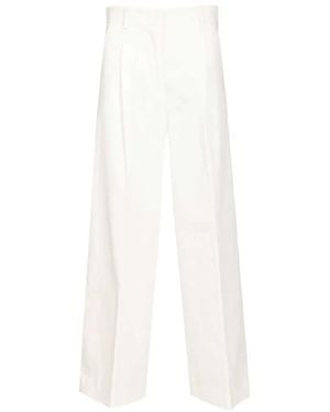 Weekend by Maxmara Gabardine Tailored Pants - White
