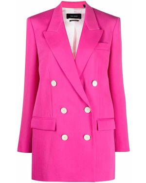 Isabel Marant Double Breasted Blazer - Pink