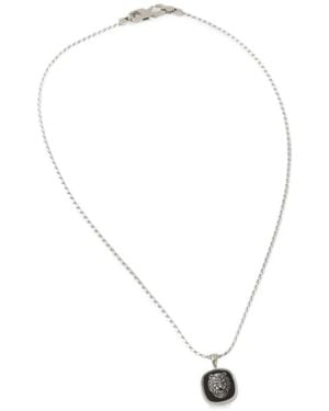 Guess Lion-Pendant Necklace - White