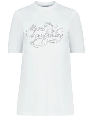 Nina Ricci How Fabulous Cotton T-Shirt - White
