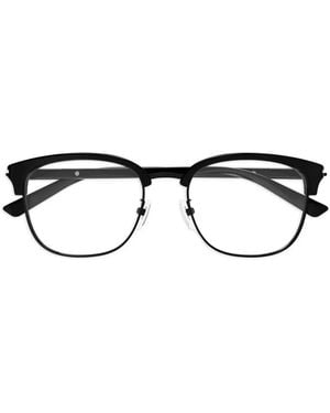 Gucci Rectangle-Frame Glasses - Black