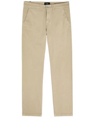 7 For All Mankind Button-Fastening Chinos - Natural