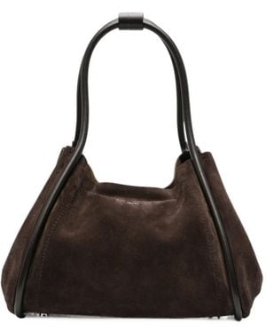 Max Mara Marine Suede Tote Bag - Black