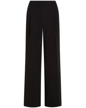 KARL LAGERFELD Logo-Print Trousers - Black