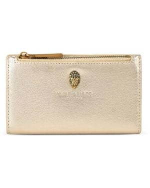 Kurt Geiger Shoreditch Eagle Metallic Wallet - Natural
