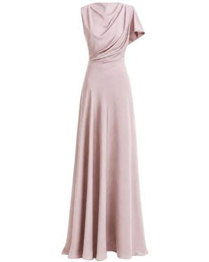 Gemy Maalouf Robe Drapée À Découpe - Pink