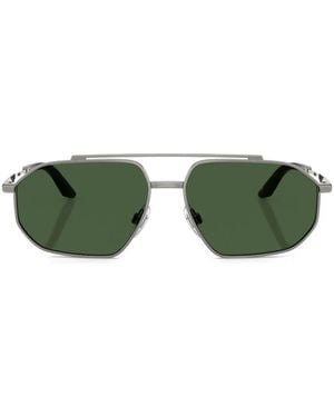 Dolce & Gabbana Double-Bridge Sunglasses - Green