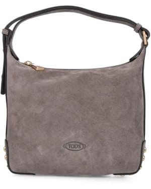 Tod's Metal-Dots Mini Bag - Brown