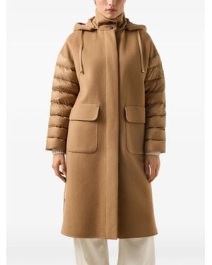 Bogner Cappotto Trisha Con Inserti - Marrone