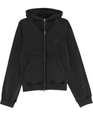 Martine Rose Zipped Hoodie - Black