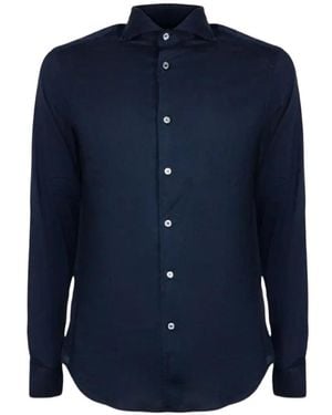 Fedeli Long-Sleeve Shirt - Blue