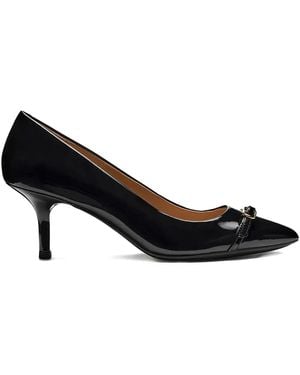 Geox 70 Mm Kleopy Pumps Met Gesp - Zwart