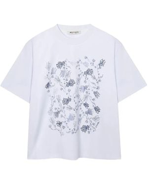 Ports 1961 Floral-Print T-Shirt - White