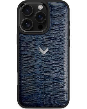 Velante Lizard-Skin Iphone 16 Pro Case - Blue