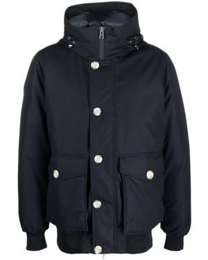Woolrich Piumino Con Cappuccio - Blu