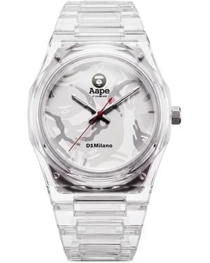 Aape By A Bathing Ape Xd1 Nylon 39Mm Watch - Grey