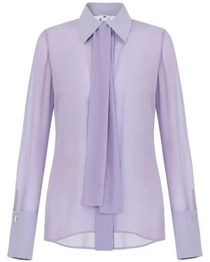Elisabetta Franchi Blouse - Purple