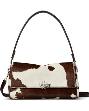 Tory Burch Kleine Charlie Schultertasche Aus Kalbshaar - Mehrfarbig
