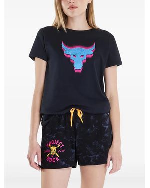 Under Armour Cotton-Blend T-Shirt - Blue
