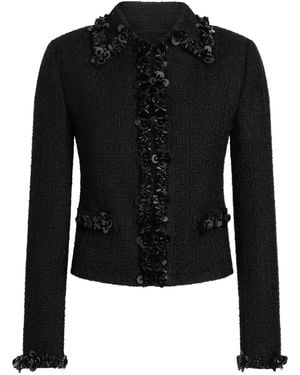 Dolce & Gabbana Sequin-Embellished Jacket - Black