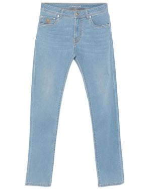 Corneliani Logo Jeans - Blue