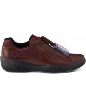 Prada America's Cup Original Sneakers - Brown