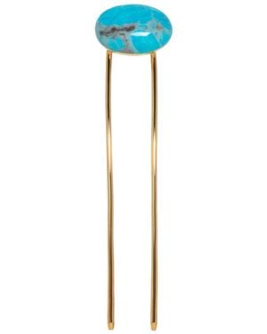 Jennifer Behr Meena Stone-Embellished Hair Pin - Blue