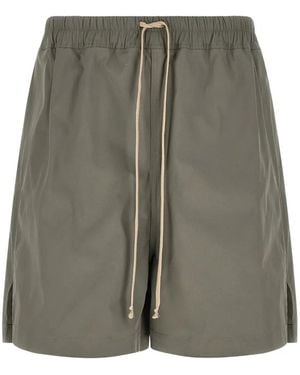 Rick Owens Drawstring-waist track shorts - Grau