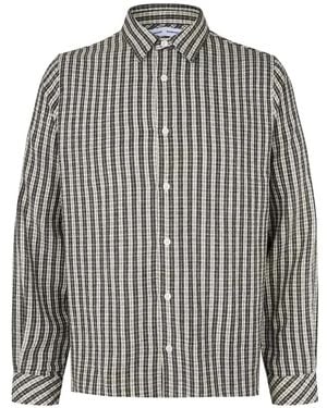 Samsøe & Samsøe Saryan X Checkered Shirt - Gray