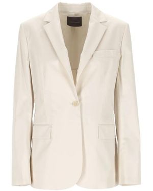 Lorena Antoniazzi Single-Breasted Blazer - White