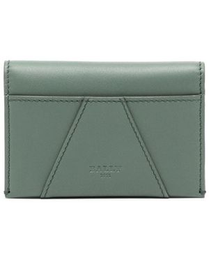 Bally Annye Leather Cardholder - Green