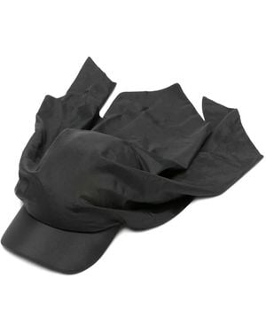 Jil Sander Draped Hat - Black