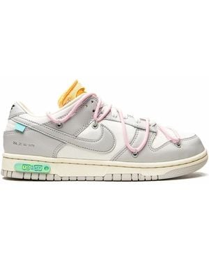 NIKE X OFF-WHITE Dunk Low "Lot 09" Sneakers - White